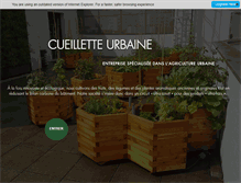 Tablet Screenshot of cueilletteurbaine.com